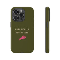 Green & Pink Chronically Overhorsed Case