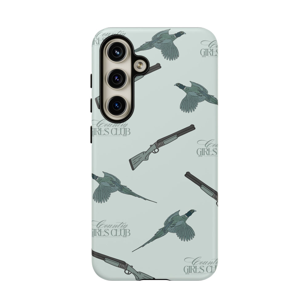 Blue 'Girls Pheasants & Shotguns' Case  | CGC x Country Cases