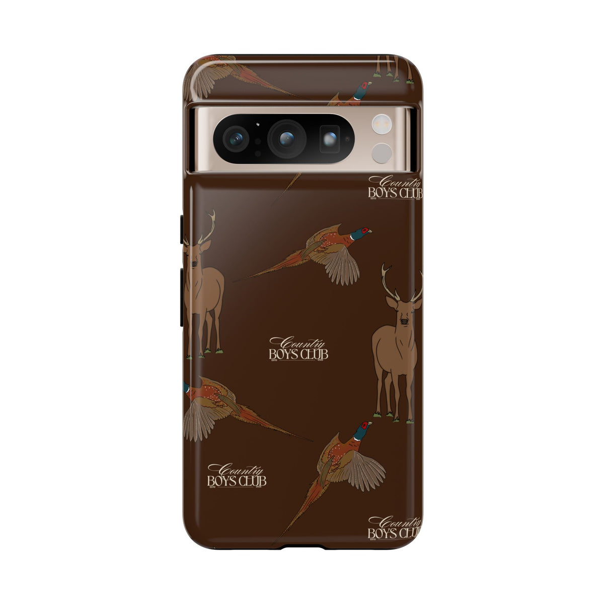 Chestnut Brown 'Boys Stags & Pheasants' Case  | CBC x Country Cases