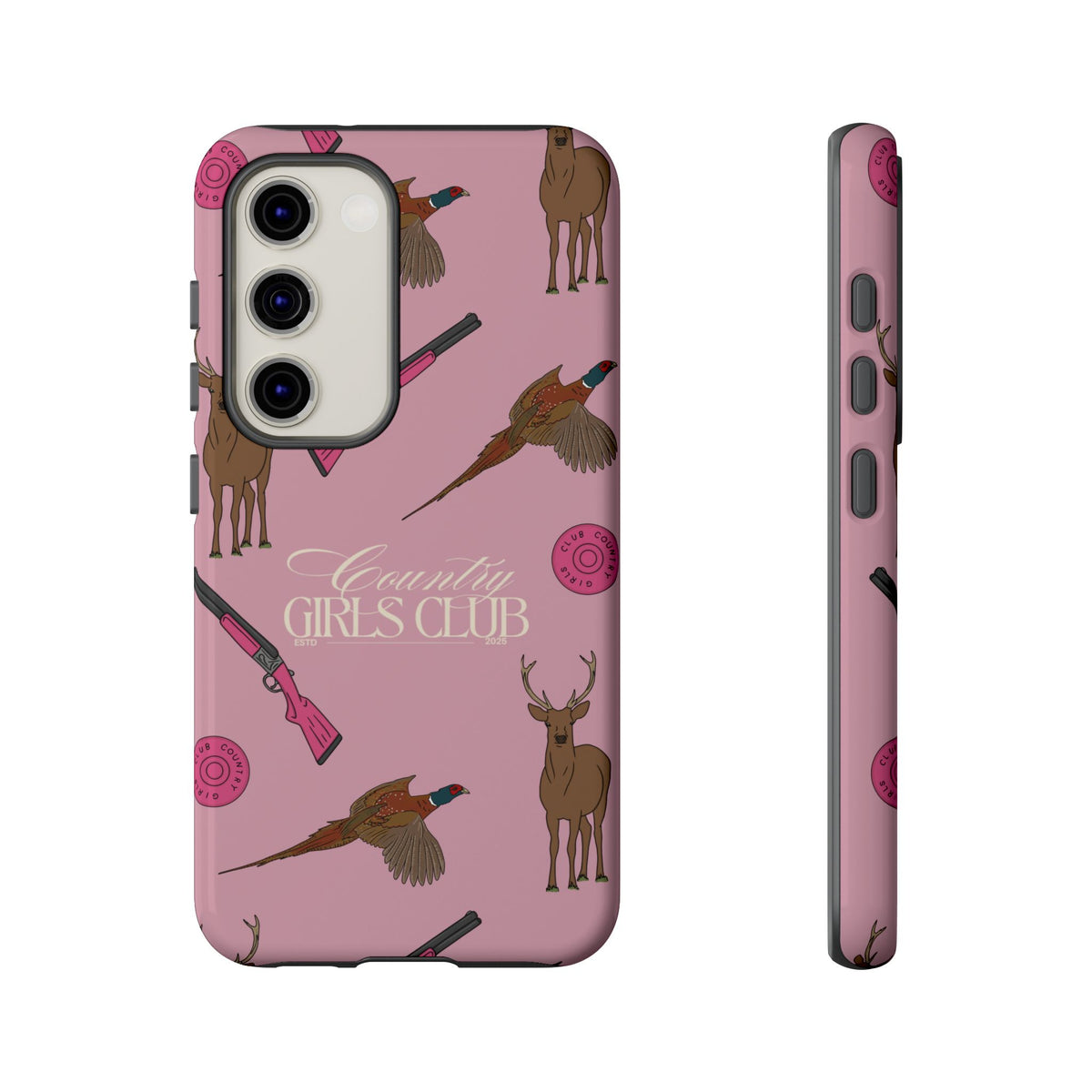 Dusty Pink Girls Love Guns Case  | CGC x Country Cases
