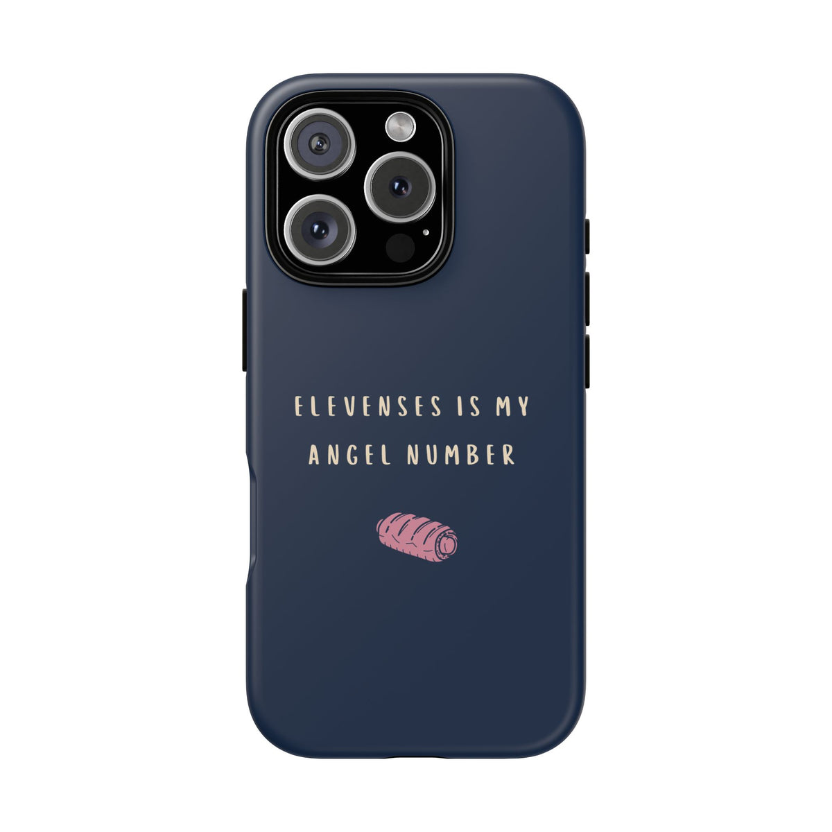 Navy & Pink 'Elevenses Is My Angel Number' Case