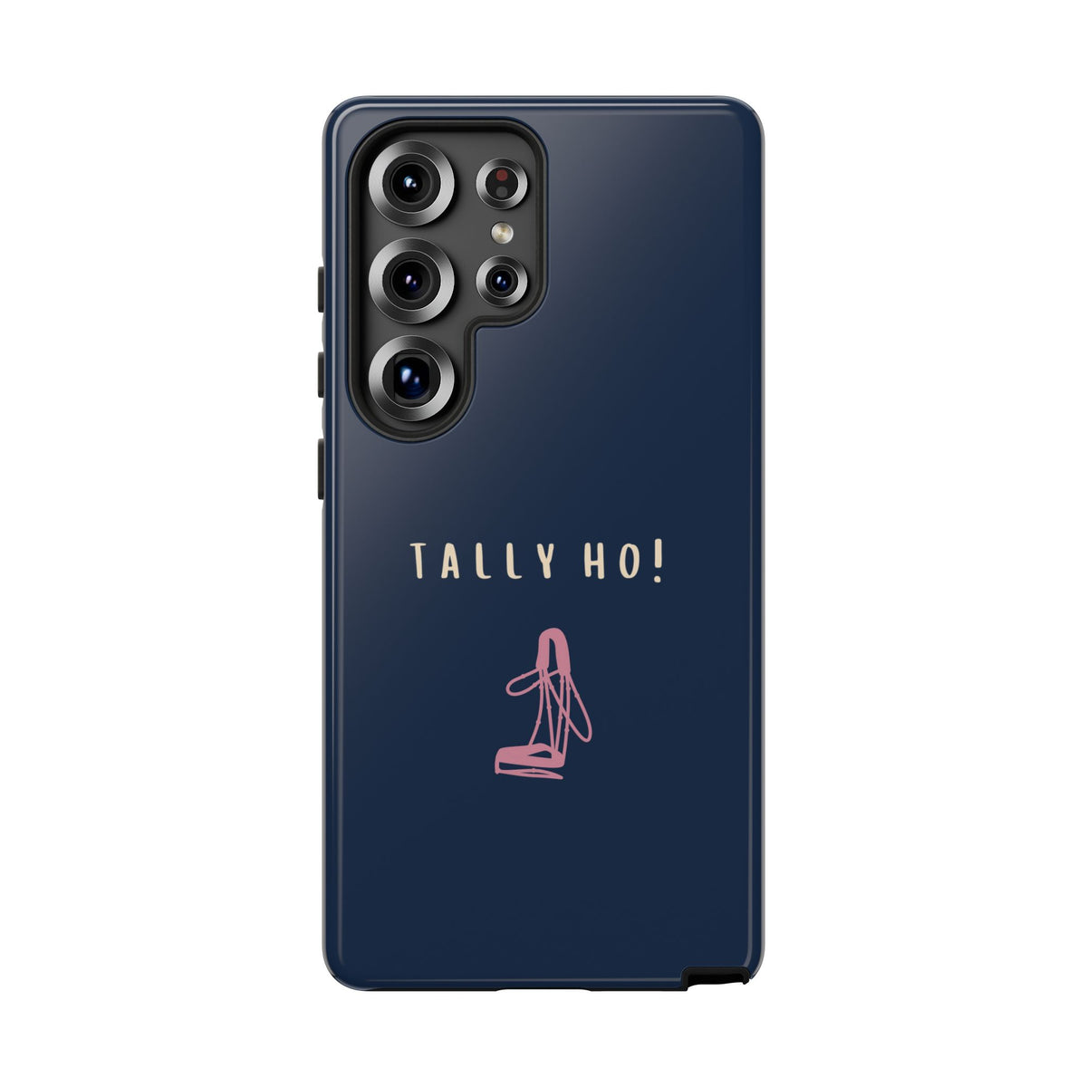 Navy & Pink 'Tally Ho!' (Bridle)