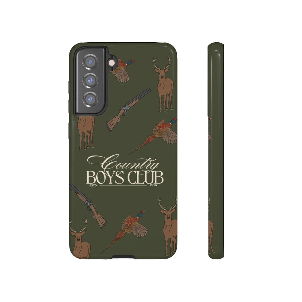 Forest Green Boys Love Guns Case  | CGC x Country Cases