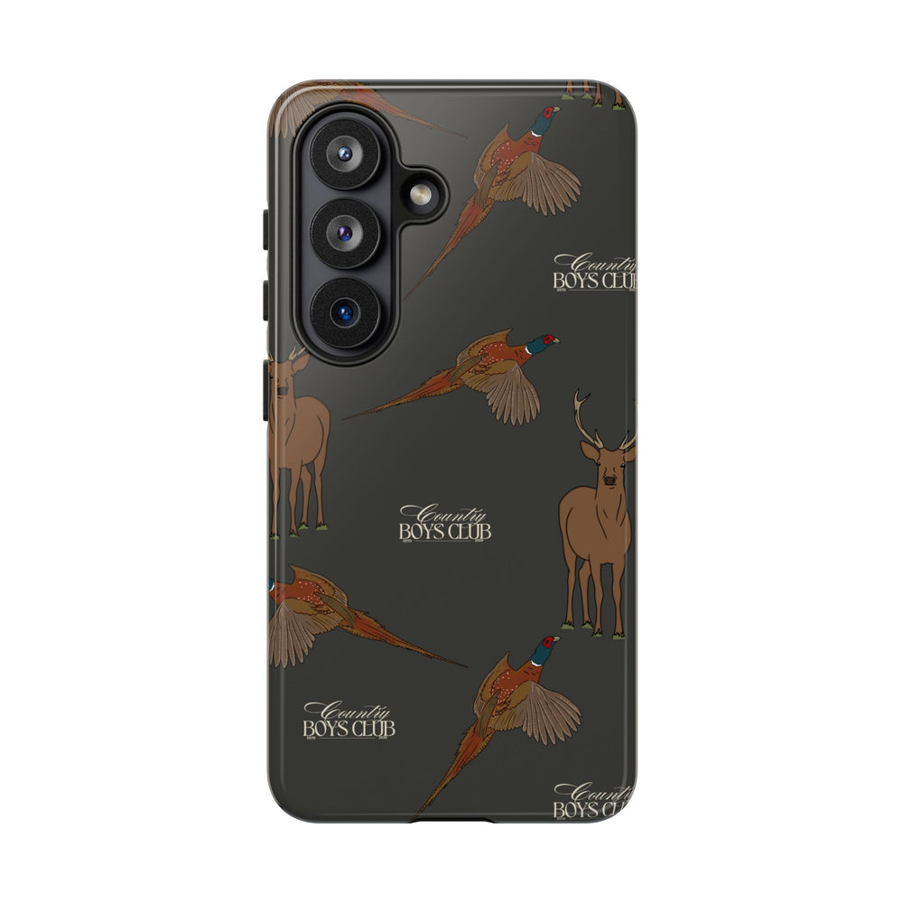 Charcoal 'Boys Stags & Pheasants' Case  | CBC x Country Cases