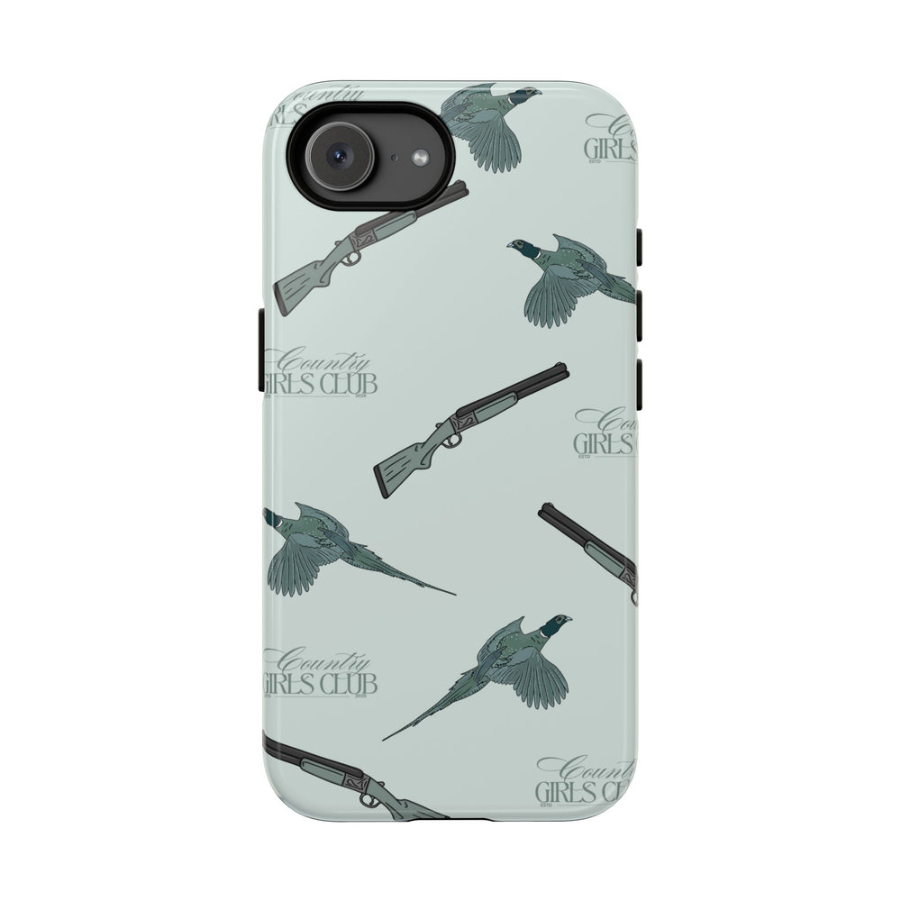Blue 'Girls Pheasants & Shotguns' Case  | CGC x Country Cases