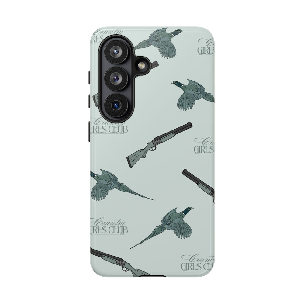 Blue 'Girls Pheasants & Shotguns' Case  | CGC x Country Cases