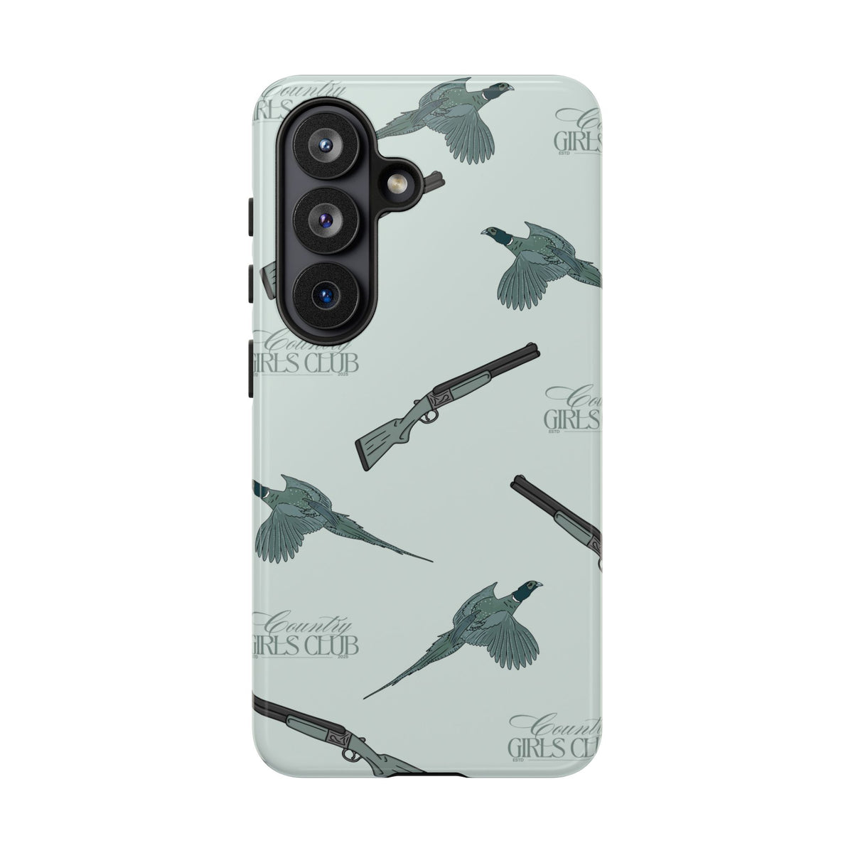 Blue 'Girls Pheasants & Shotguns' Case  | CGC x Country Cases
