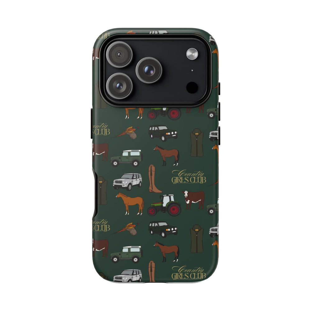 Green Country Girls Club x Country Cases iPhone Case