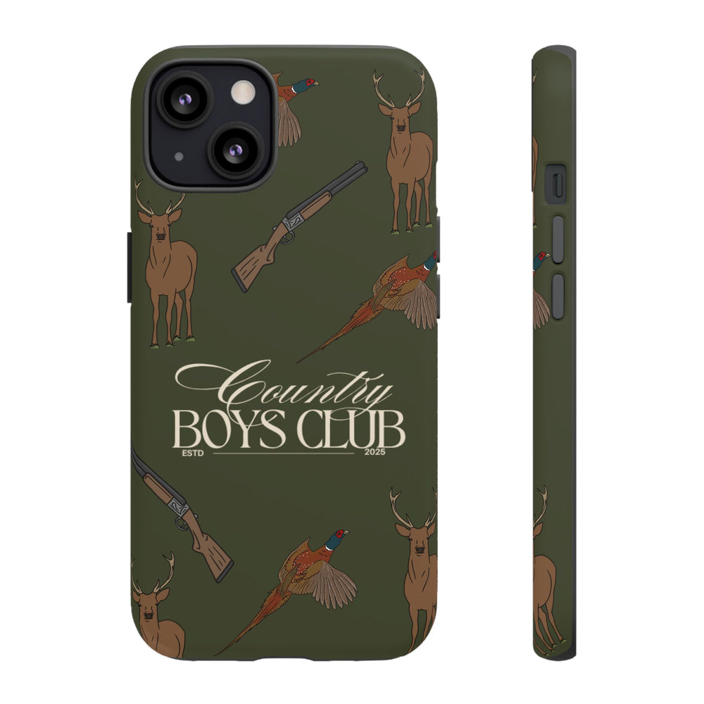 Forest Green Boys Love Guns Case  | CGC x Country Cases