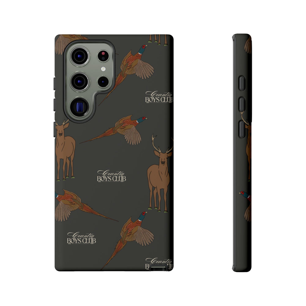 Charcoal 'Boys Stags & Pheasants' Case  | CBC x Country Cases
