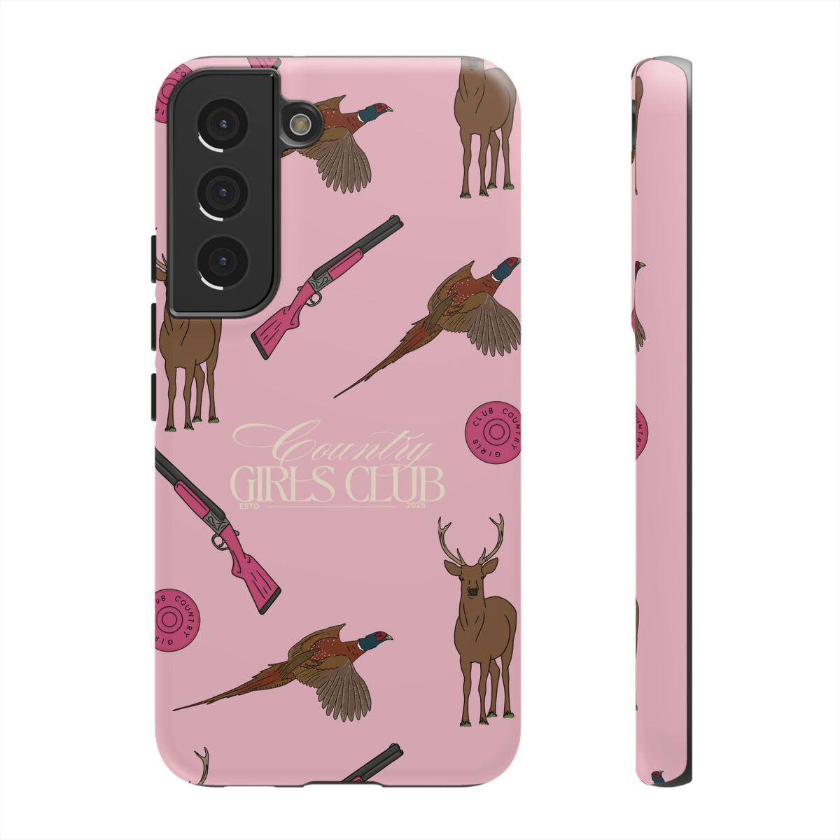 Pale Pink Girls Love Guns Case  | CGC x Country Cases