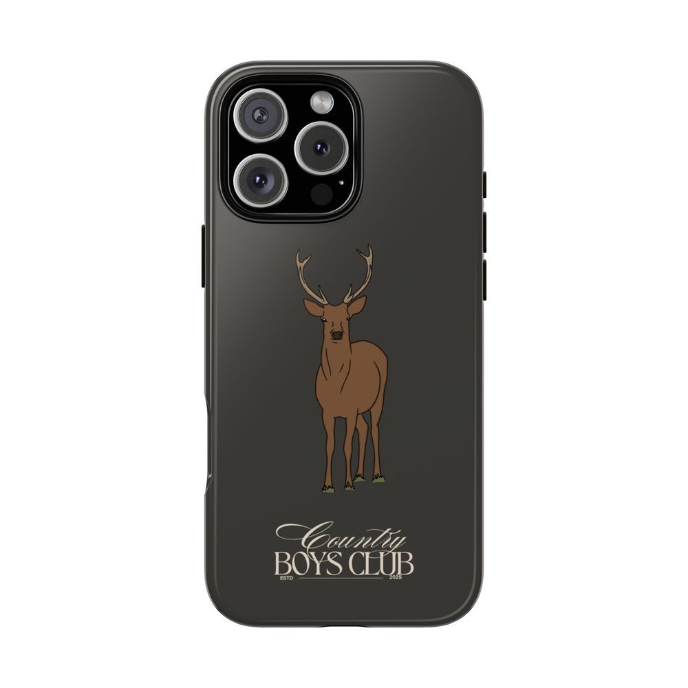 Charcoal 'Country Boys Club Stag' Case  | CGC x Country Cases