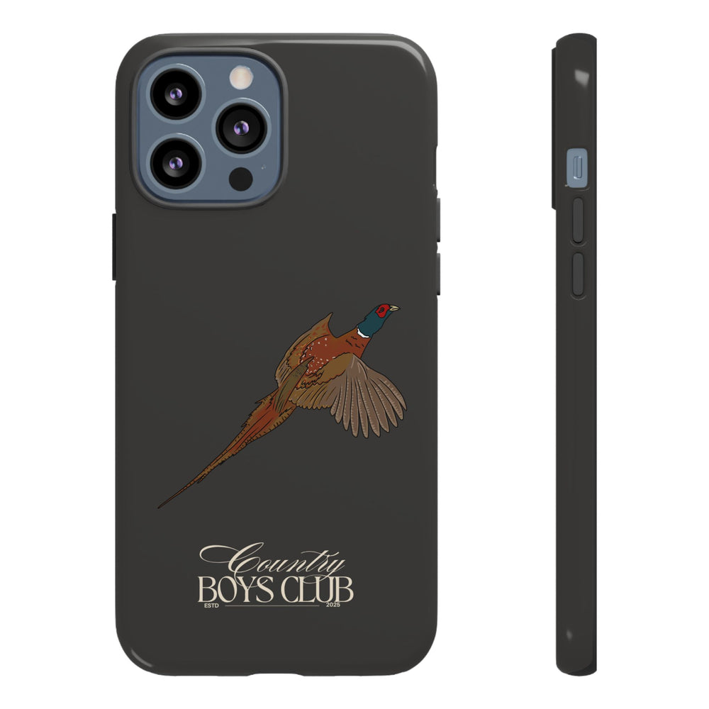 Charcoal 'Country Boys Club Pheasant' Case  | CGC x Country Cases