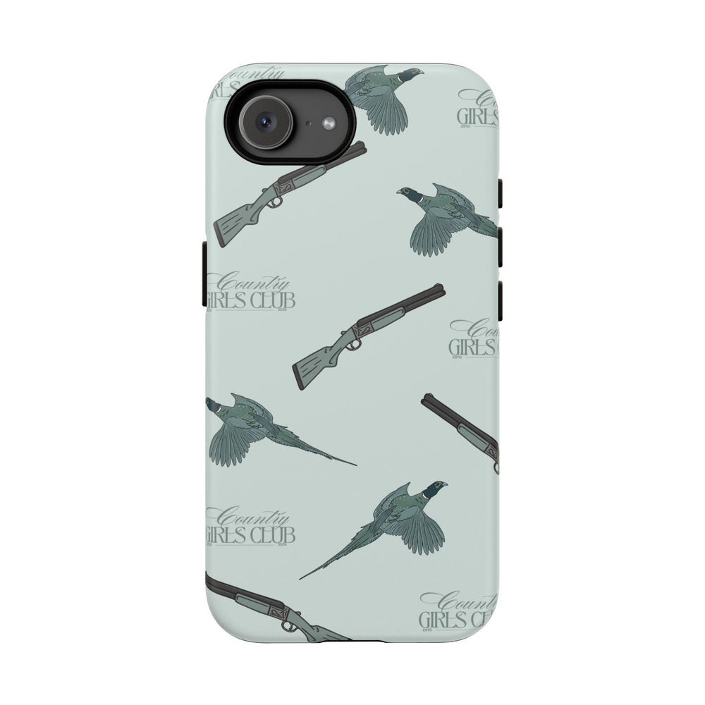 Blue 'Girls Pheasants & Shotguns' Case  | CGC x Country Cases