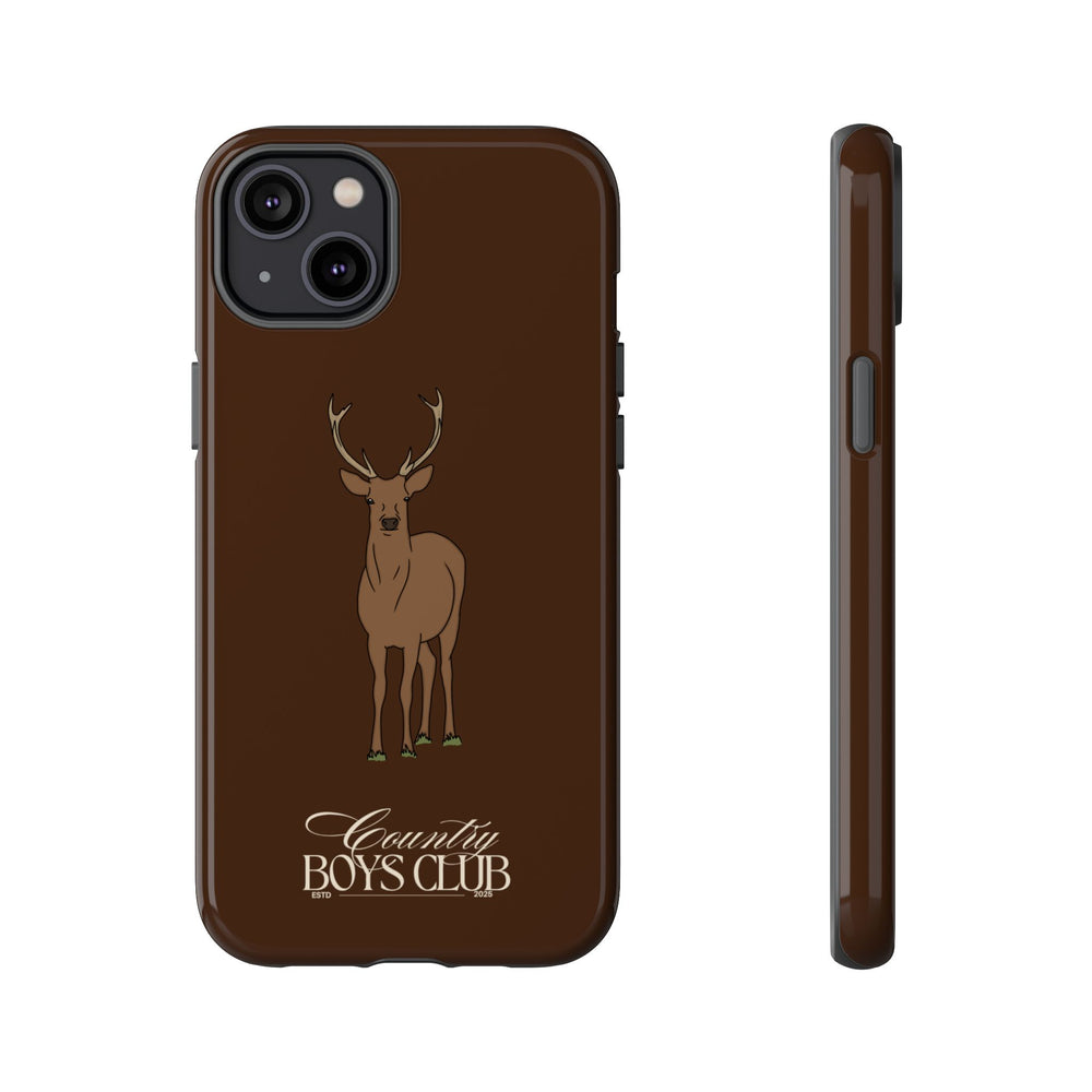 Chestnut Brown 'Country Boys Club Deer' Case  | CBC x Country Cases