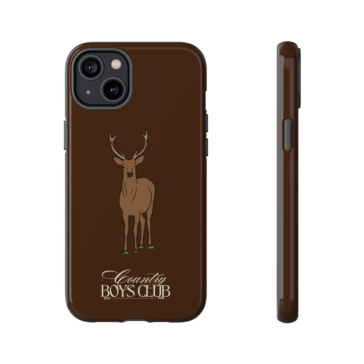 Chestnut Brown 'Country Boys Club Deer' Case  | CBC x Country Cases