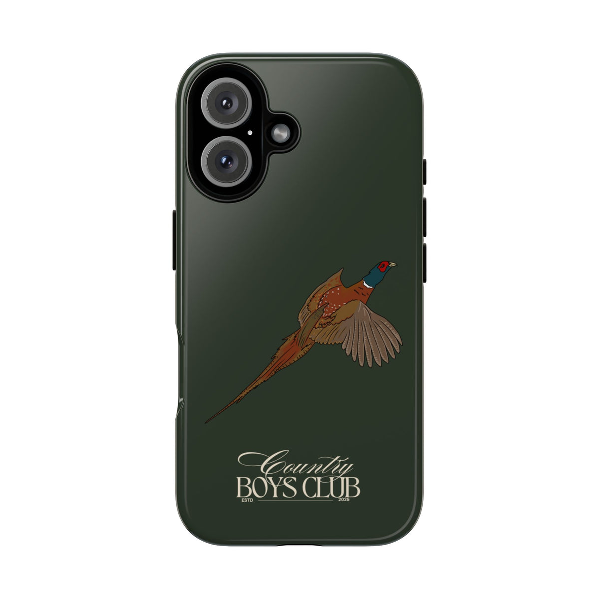 Field Green' Country Boys Club Pheasant' Case  | CGC x Country Cases