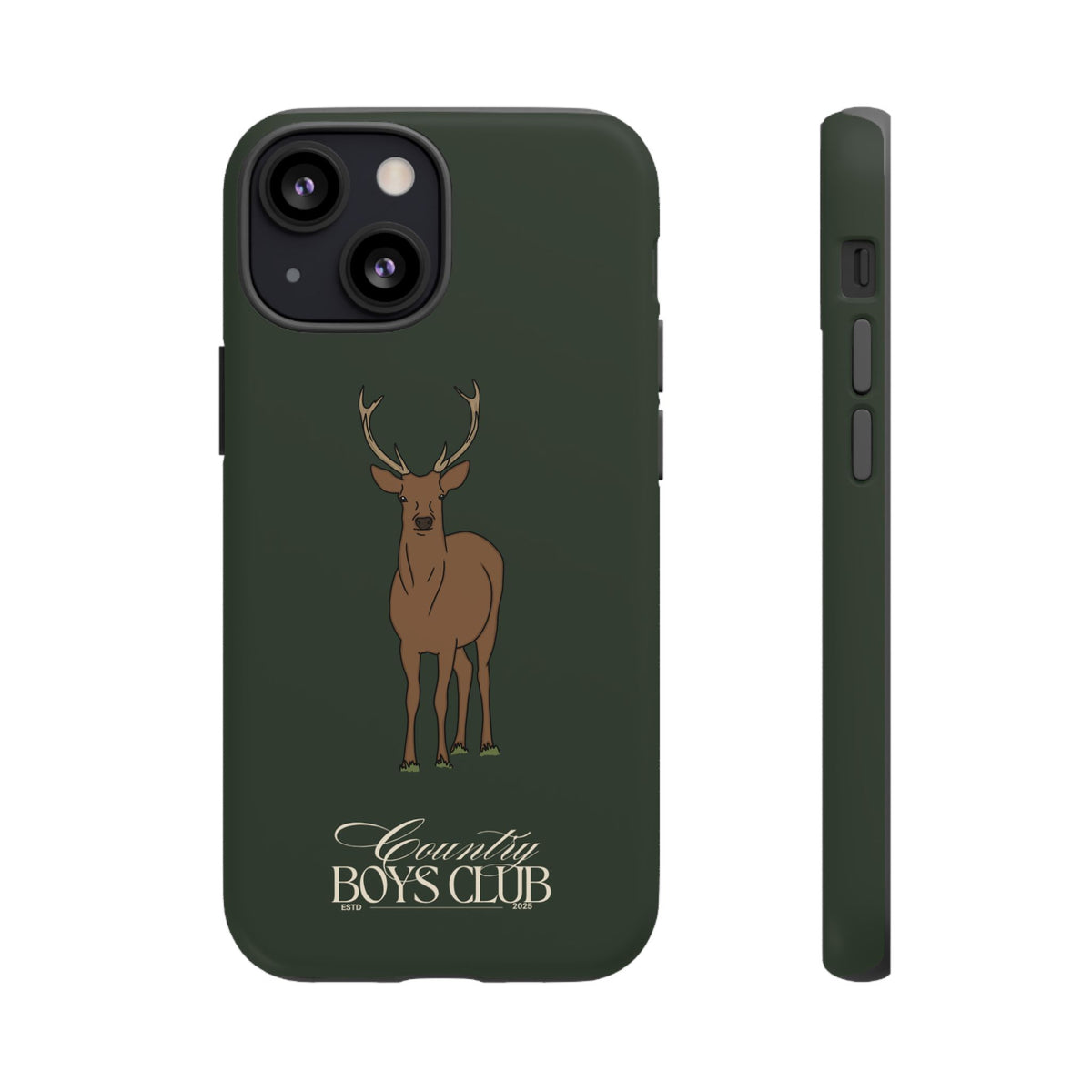 Field Green 'Country Boys Club Stag' Case  | CGC x Country Cases
