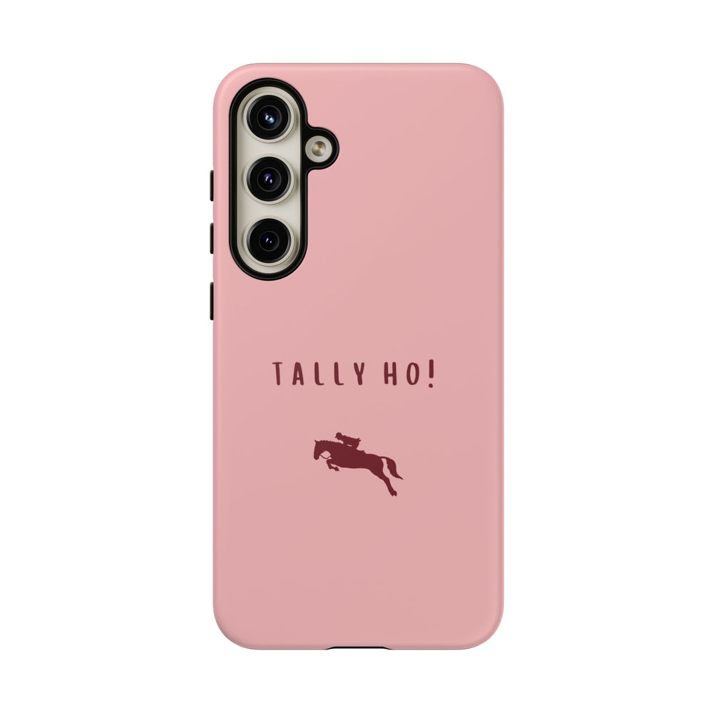Pink & Burgundy 'Tally Ho!' (Horse) Case