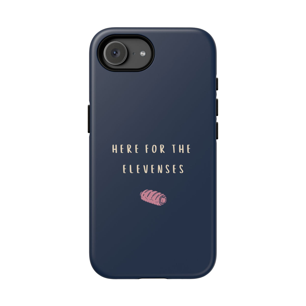Navy & Pink 'Here for the Elevenses' Case