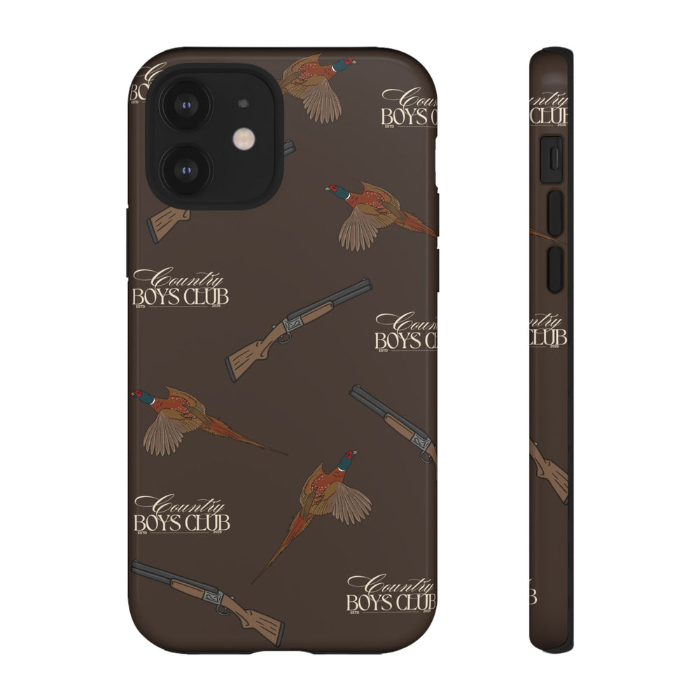 Brown 'Boys Pheasants & Shotguns' Case  | CBC x Country Cases