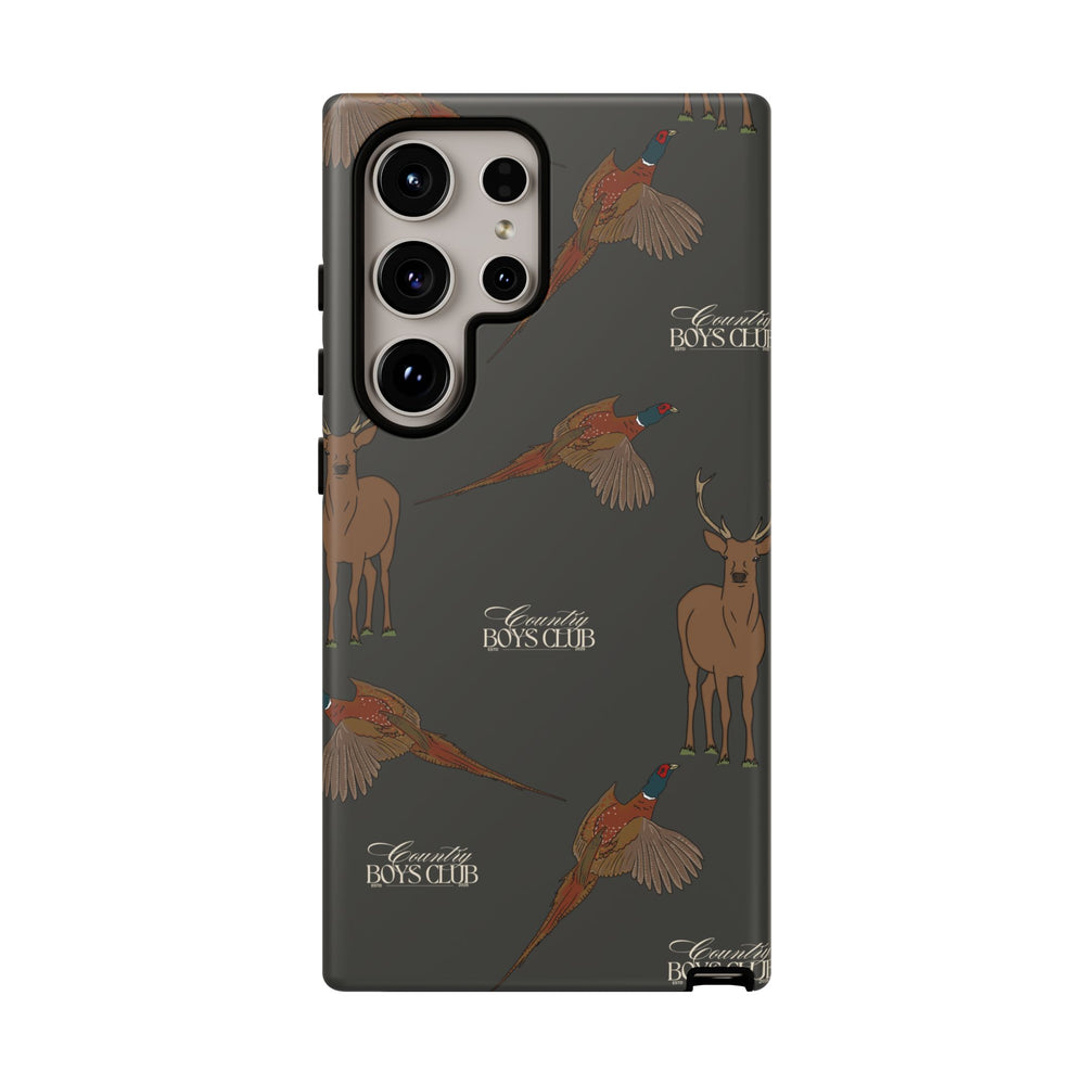 Charcoal 'Boys Stags & Pheasants' Case  | CBC x Country Cases