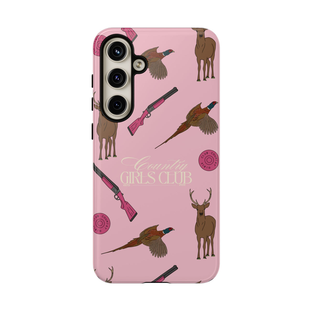 Pale Pink Girls Love Guns Case  | CGC x Country Cases