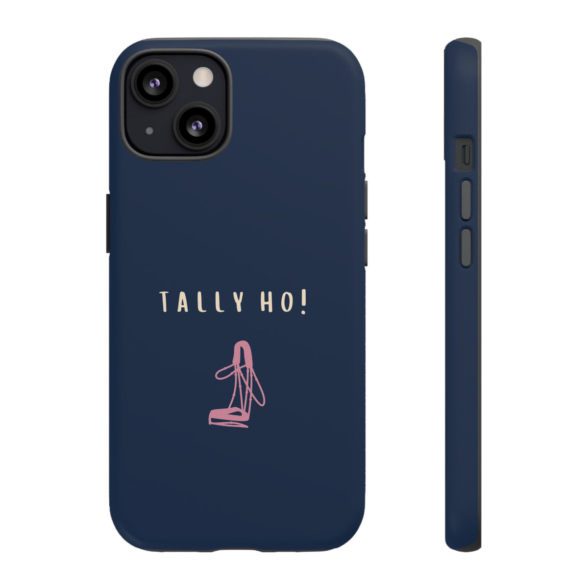 Navy & Pink 'Tally Ho!' (Bridle)