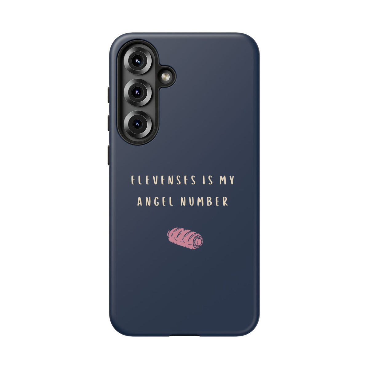 Navy & Pink 'Elevenses Is My Angel Number' Case