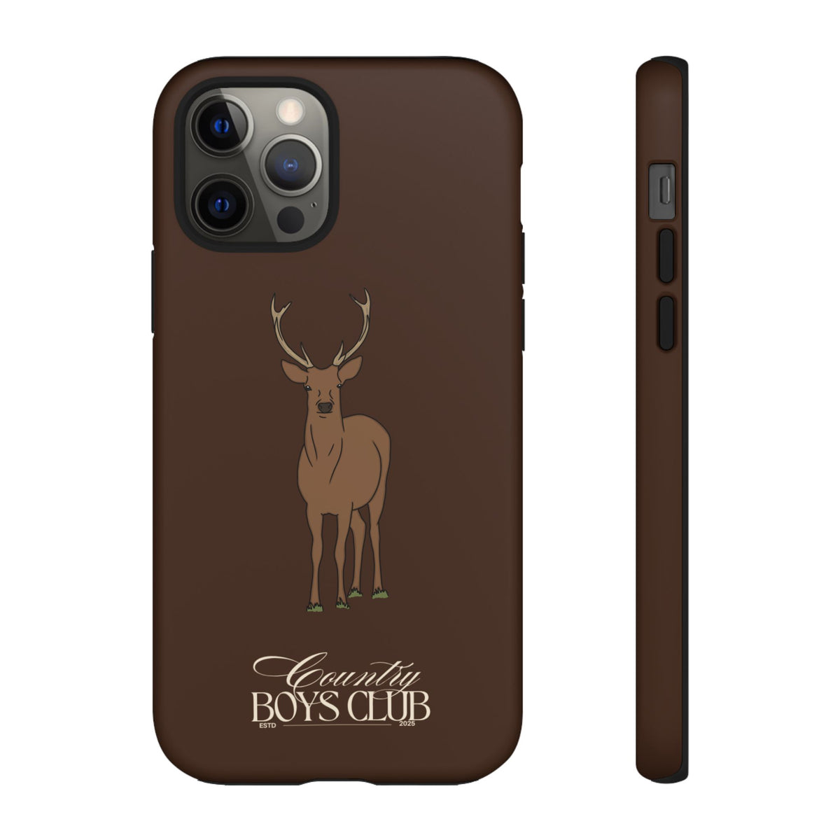 Chestnut Brown 'Country Boys Club Deer' Case  | CBC x Country Cases