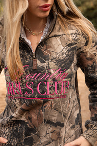 PRE-ORDER Shooting Season Quarter Zip - Camo | CGC x Herd & Healy