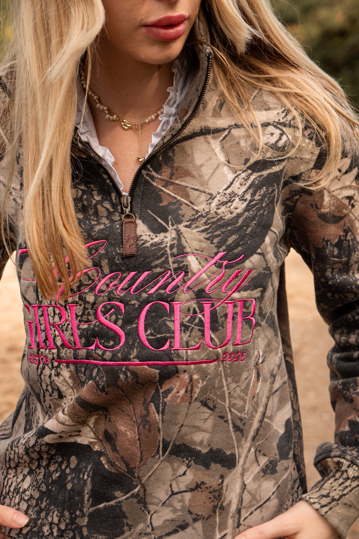 PRE-ORDER Shooting Season Quarter Zip - Camo | CGC x Herd & Healy