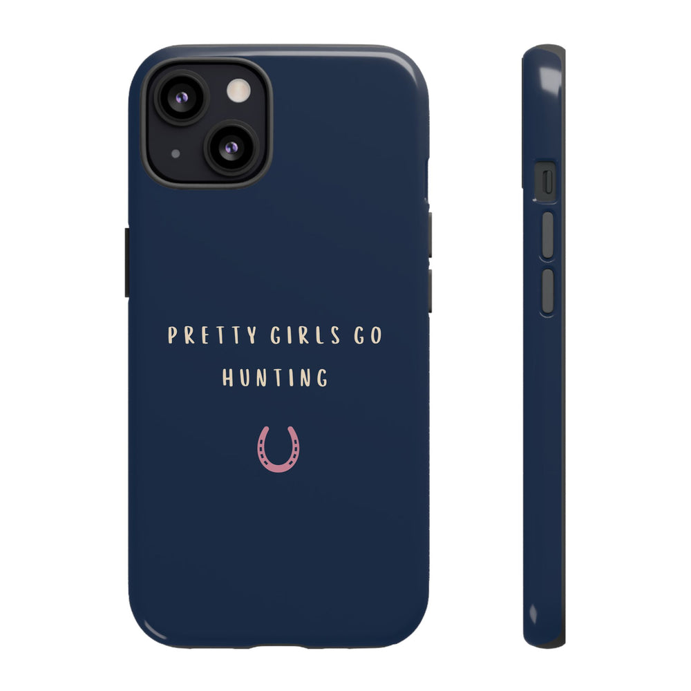 Copy of Navy & Pink 'Pretty Girls Go Hunting' (Horse Shoe)