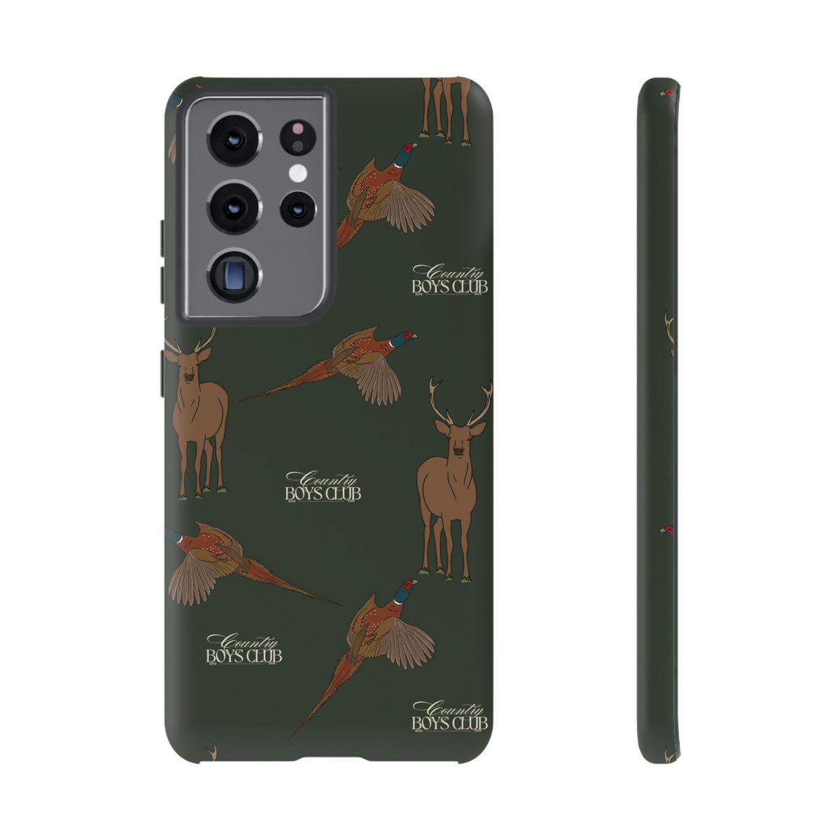 Field Green 'Boys Stags & Pheasants' Case  | CBC x Country Cases