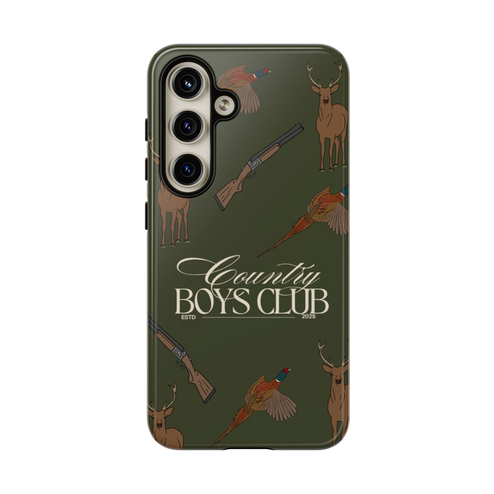 Forest Green Boys Love Guns Case  | CGC x Country Cases