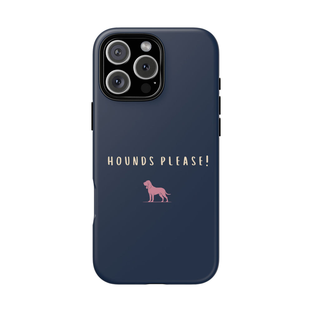 Navy & Pink 'Hounds Please' Case
