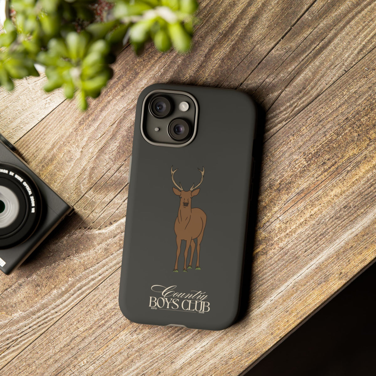 Charcoal 'Country Boys Club Stag' Case  | CGC x Country Cases