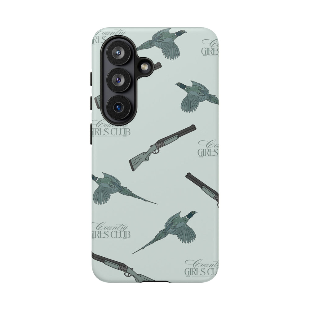 Blue 'Girls Pheasants & Shotguns' Case  | CGC x Country Cases