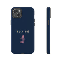 Navy & Pink 'Tally Ho!' (Bridle)