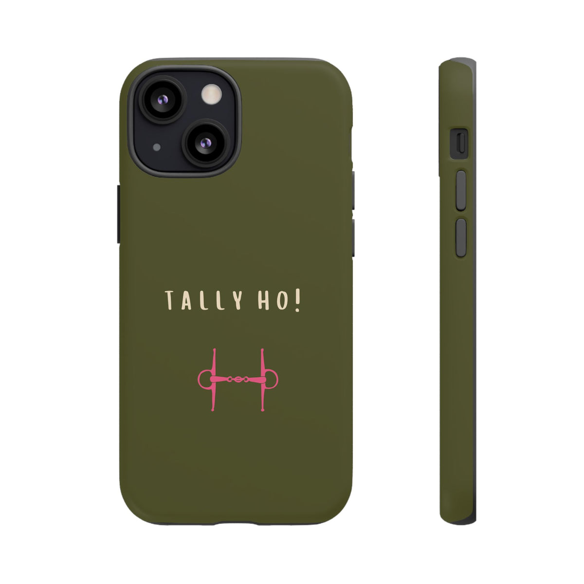 Green & Pink 'Tally Ho!' (Snaffle)