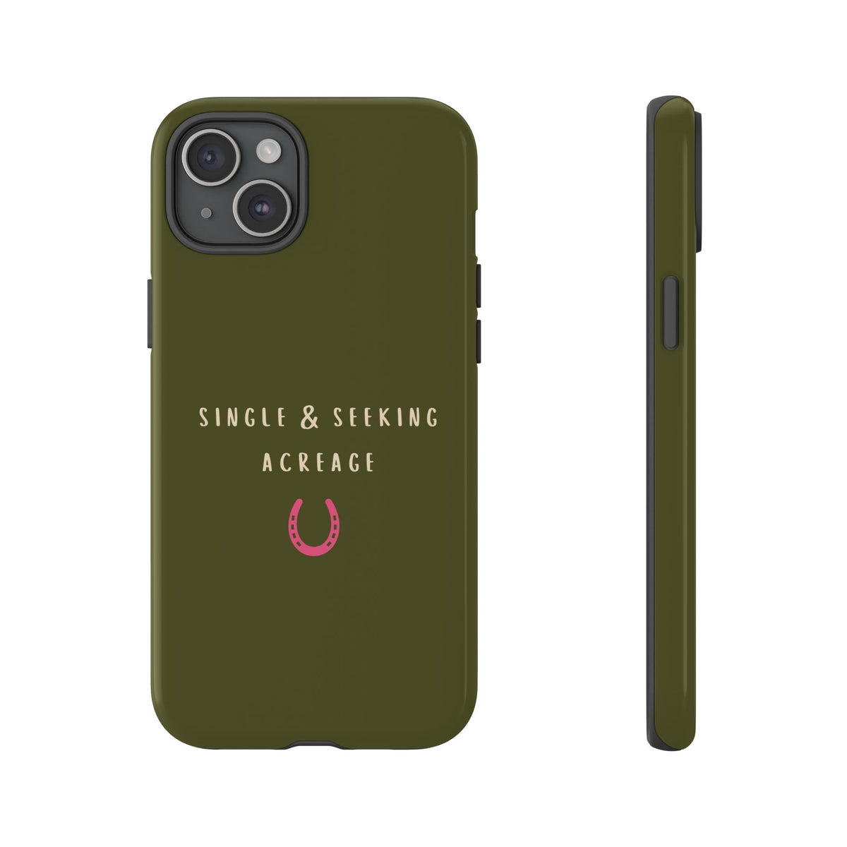 Green & Pink Single & Seeking Acreage Case