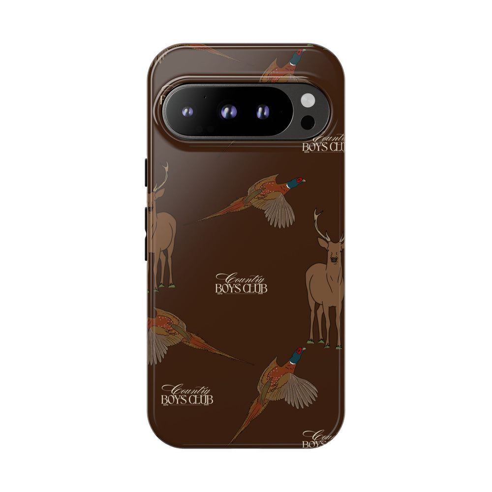 Chestnut Brown 'Boys Stags & Pheasants' Case  | CBC x Country Cases