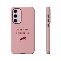 Pink & Burgundy "Chronically Overhorsed" Case
