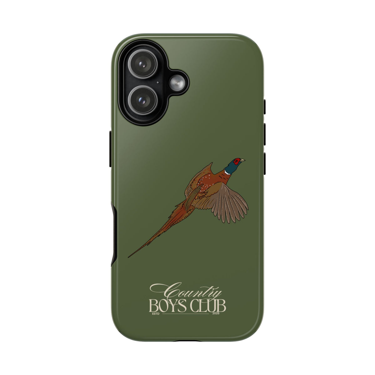 Green Country Boys Club Pheasant Case  | CGC x Country Cases