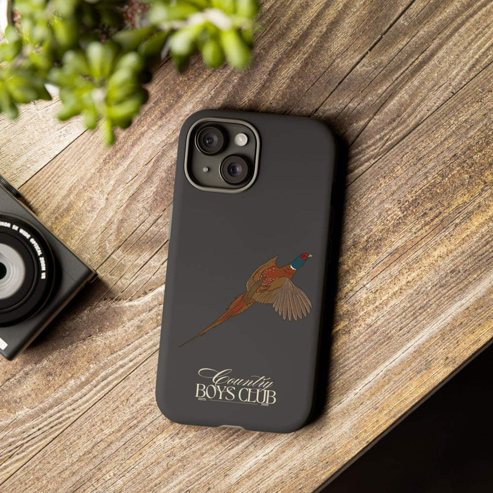 Charcoal 'Country Boys Club Pheasant' Case  | CGC x Country Cases