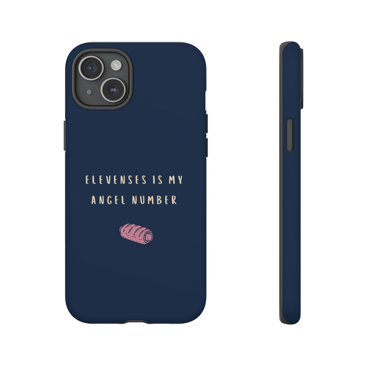 Navy & Pink 'Elevenses Is My Angel Number' Case