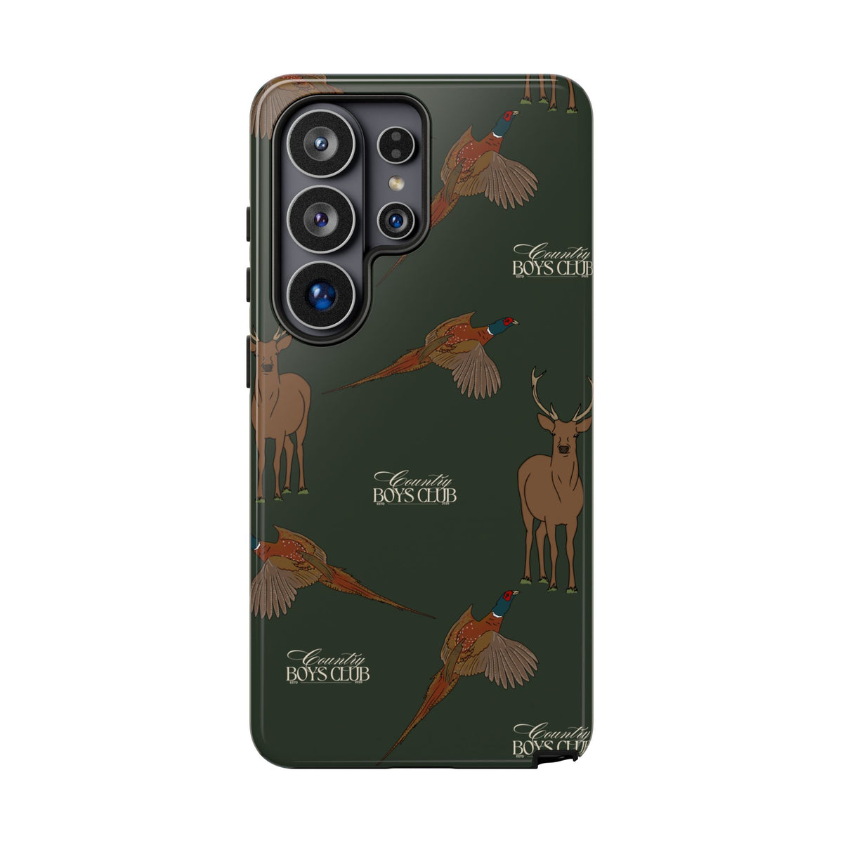 Field Green 'Boys Stags & Pheasants' Case  | CBC x Country Cases