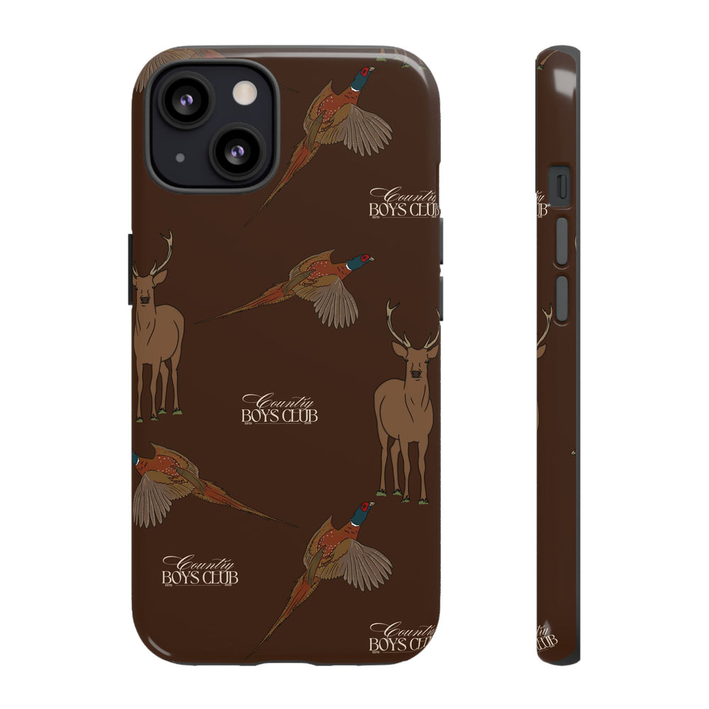 Chestnut Brown 'Boys Stags & Pheasants' Case  | CBC x Country Cases