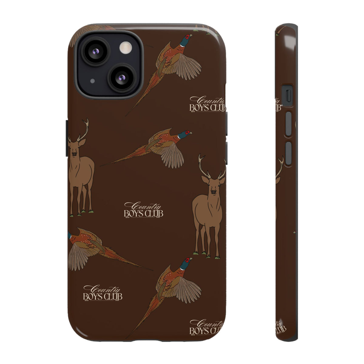 Chestnut Brown 'Boys Stags & Pheasants' Case  | CBC x Country Cases