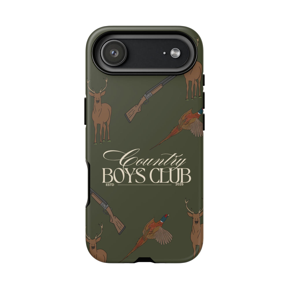 Forest Green Boys Love Guns Case  | CGC x Country Cases